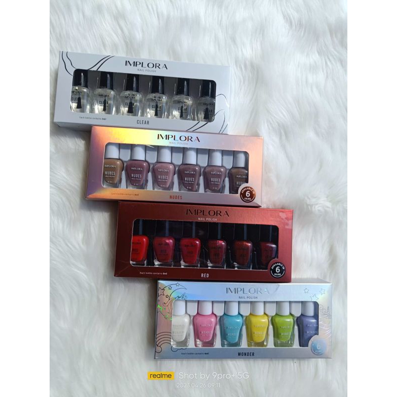 NAIL POLISH IMPLORA/KUTEK KUKU IMPLORA ORIGINAL HALAL