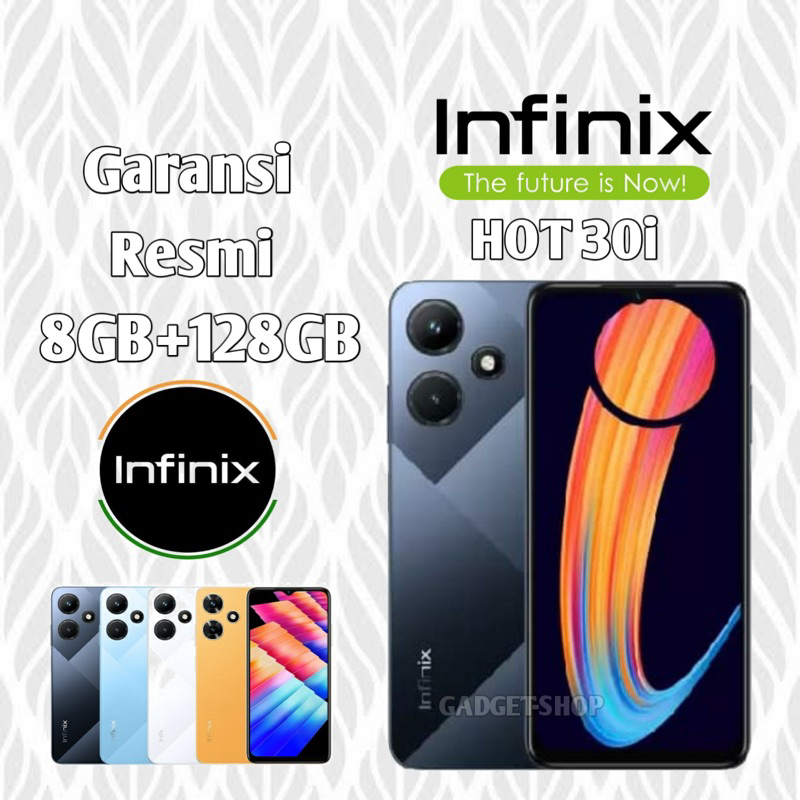 INFINIX HOT 30i 8/128 Garansi resmi infinix 1 Tahun (NEW)