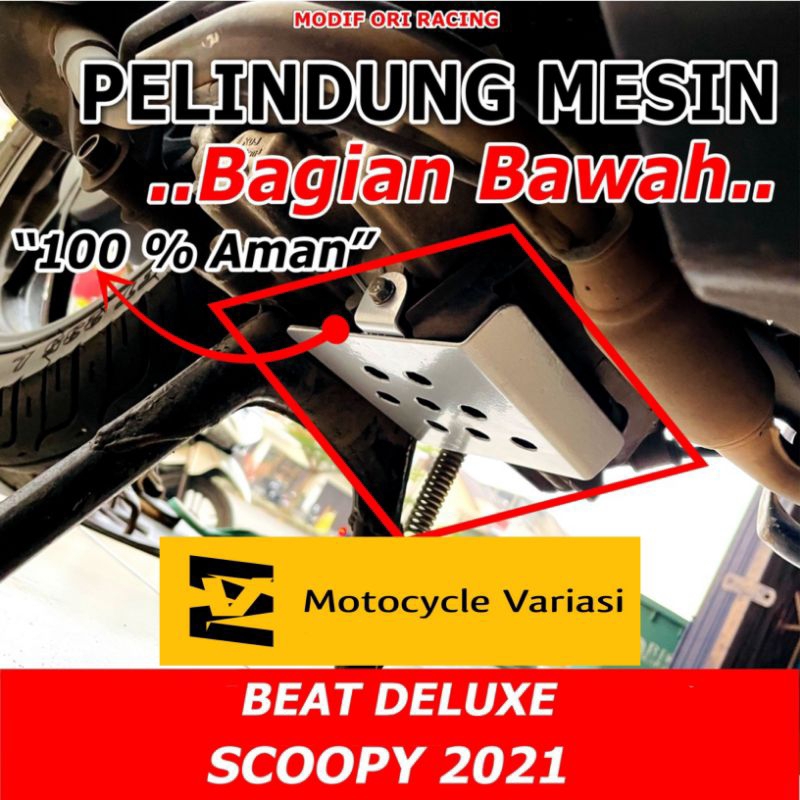 Pelindung Mesin Bawah Beat Deluxe Scoopy Cover Engine Beat Scoopy