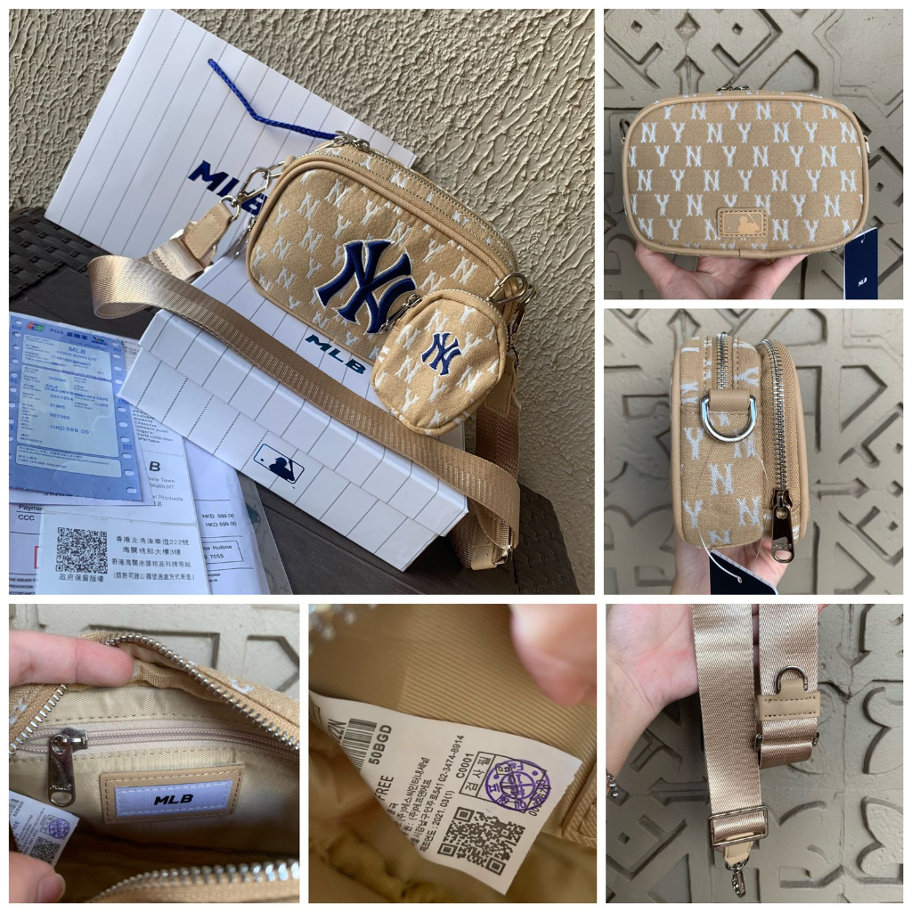 LUXY LX2349 TAS SELEMPANG WANITA MONOGRAM CROSSBAG NEW YORK FREE PAPERBAG + BOX KUALITAS VIP PLATINUM 1:1