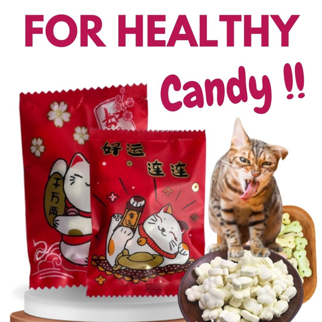 Permen Kucing Kesukaan Kucing Cemilan Kucing CANDY Permen Kucing Vitamin Cemilan FEFARM