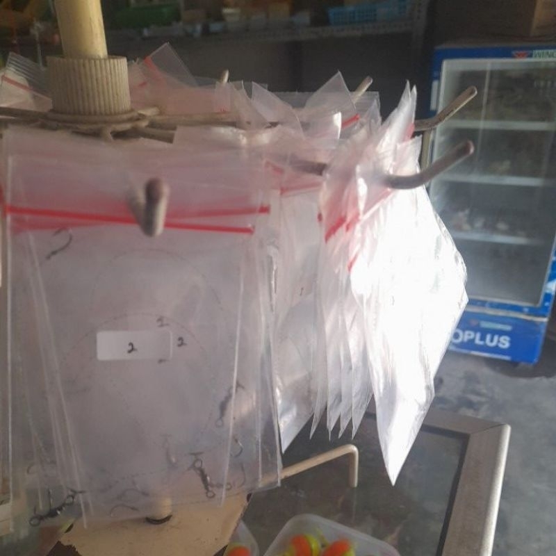 setingan kail 2 ikan nila betok wader