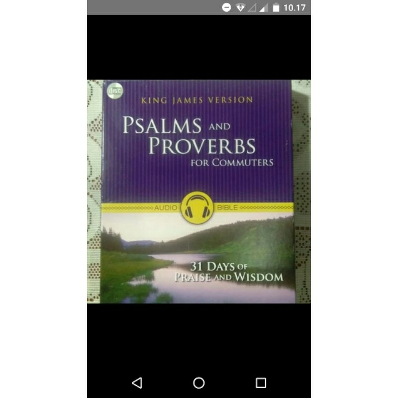 Rekaman CD Compact Disc Mazmur Psalm & Amsal Proverb English Inggris Lengkap