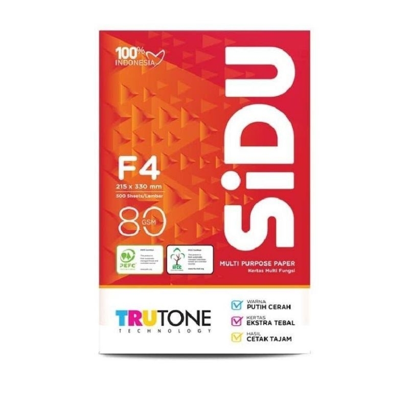 

hvs F4 sidu 80gsm