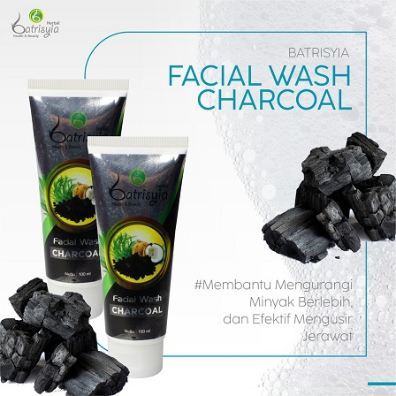 Batrisyia Facial Wash Charcoal 100 ml