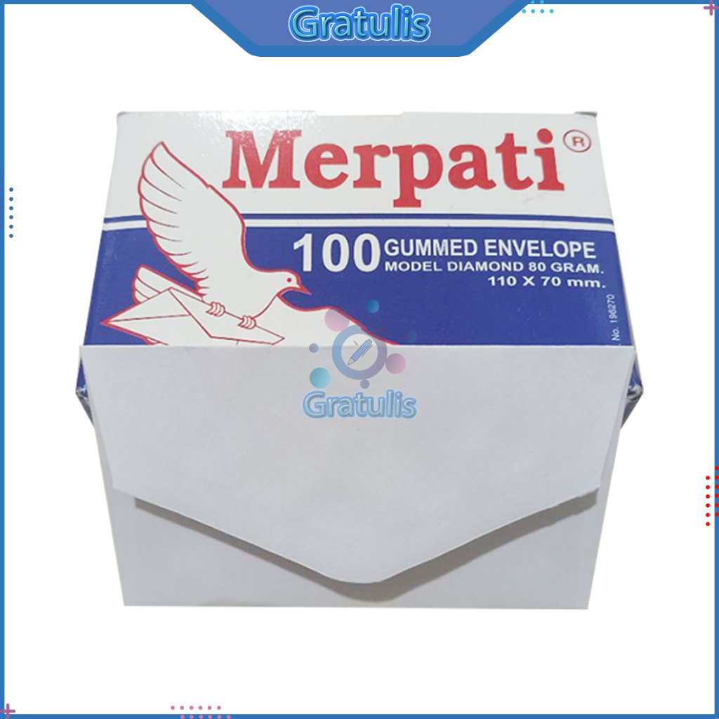 

AMPLOP KECIL PUTIH MERPATI [100 PCS/1 PACK] / AMPLOP UANG ANGPAO