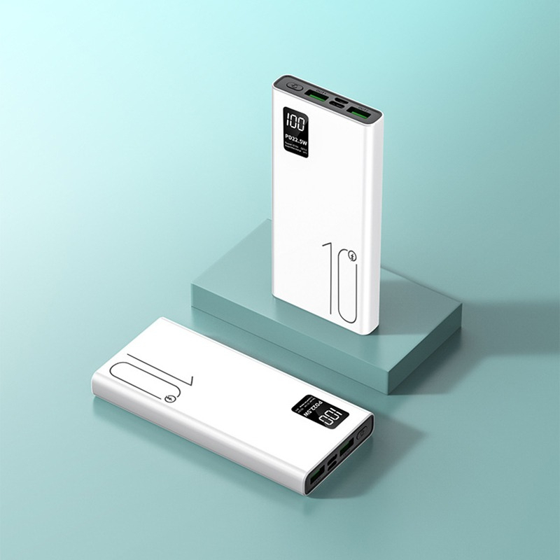 Power Bank Dual USB Fast Charging 22.5W 10000mAh - PD22 - White