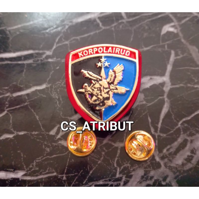 Pin Polairud / brevet Polairud / Bros Polairud akrilik premium terbaru