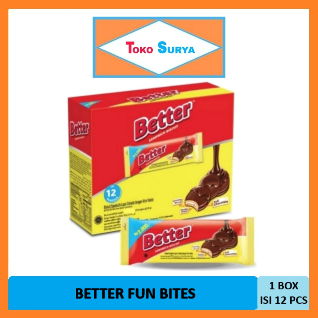 

Better Fun Bites Box 12pcs x 30gr Mayora