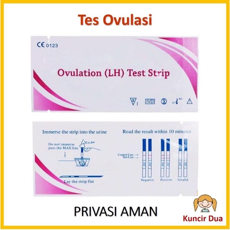 LH OVULATION TEST STRIP ALAT TES KESUBURAN ALAT TES OVULASI OVUTES