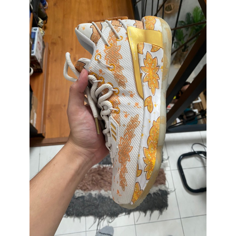 Sepatu Basket Adidas Dame 7 Ric Flair Original 100%