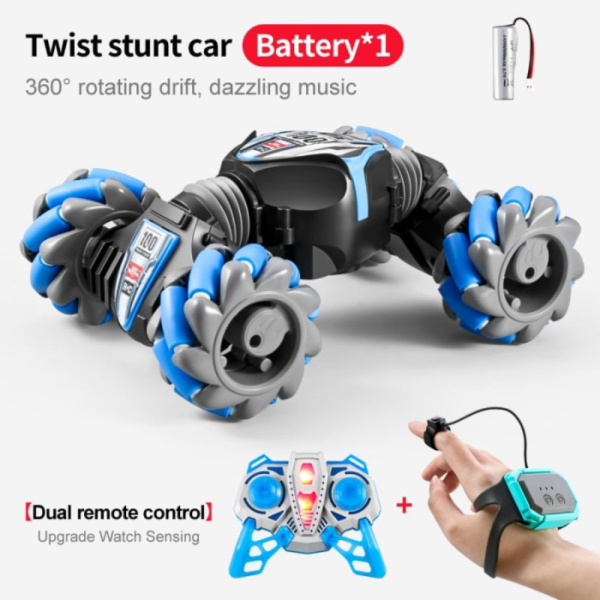 

Jual Mainan Anak Laki-Laki RC Gesture Sensing Stunt Car RC Gerakan Sensor - Biru Murah