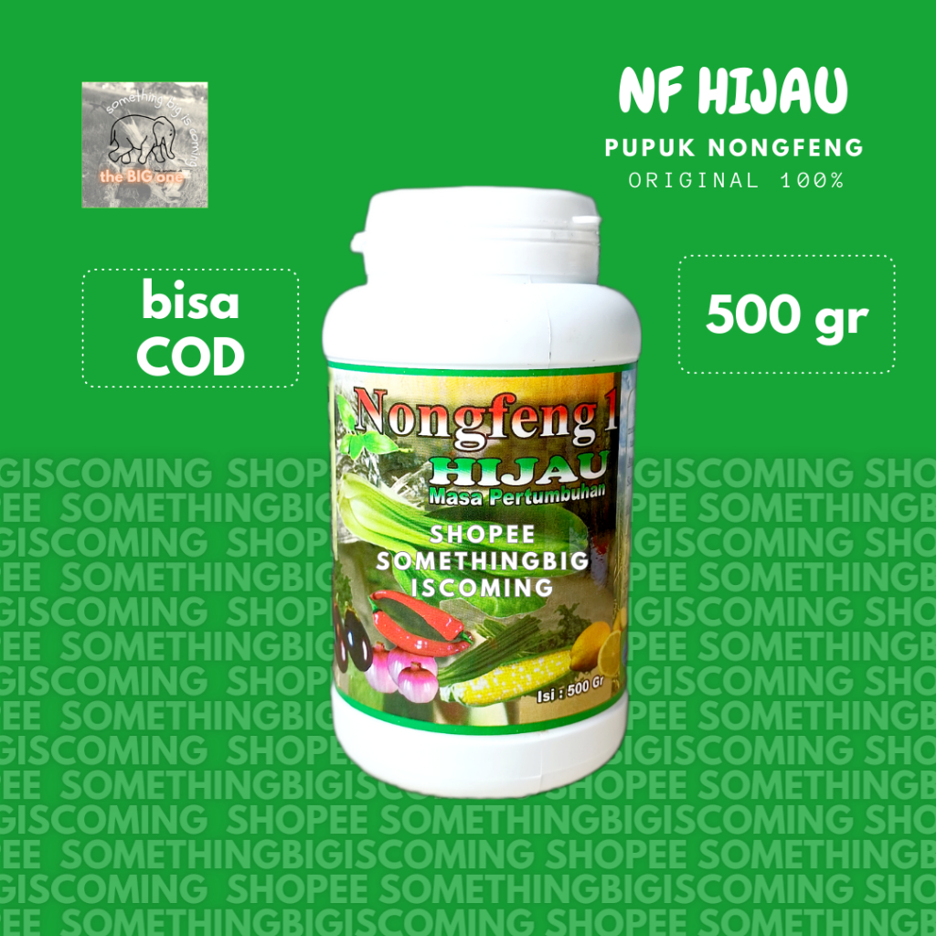 Pupuk Nongfeng Hijau Untuk Suplemen Vitamin Penyubur Mempercepat Pertumbuhan Semua Jenis Daun Tanama