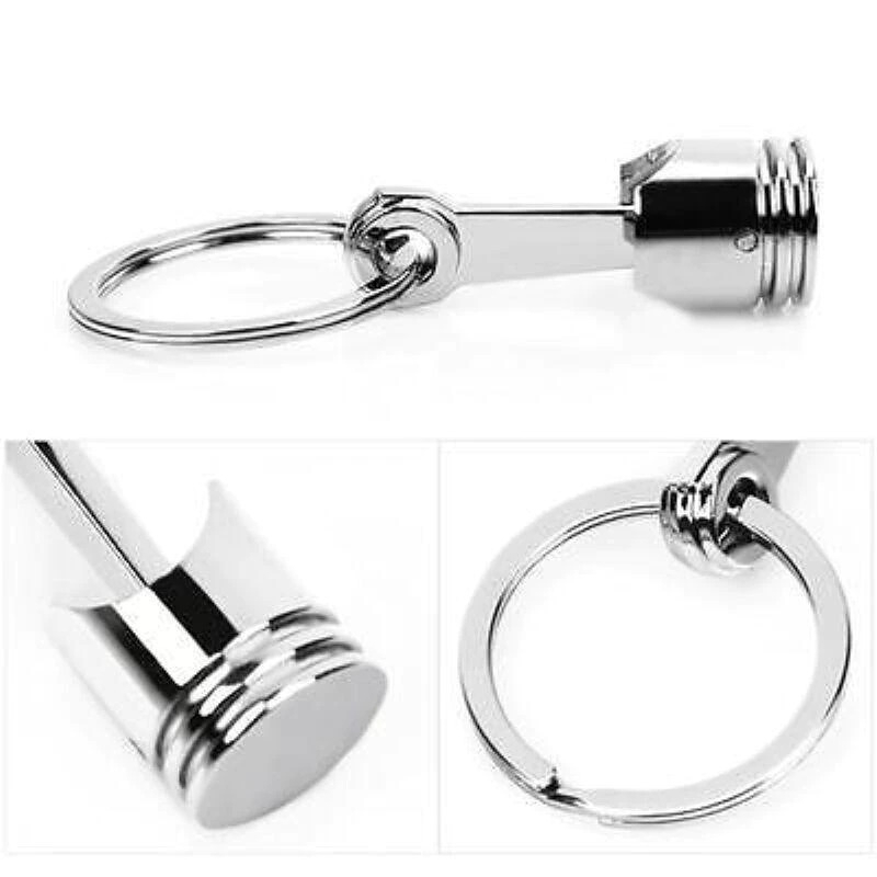 Gantungan Kunci Piston Mobil Keychain - GB31 - Silver