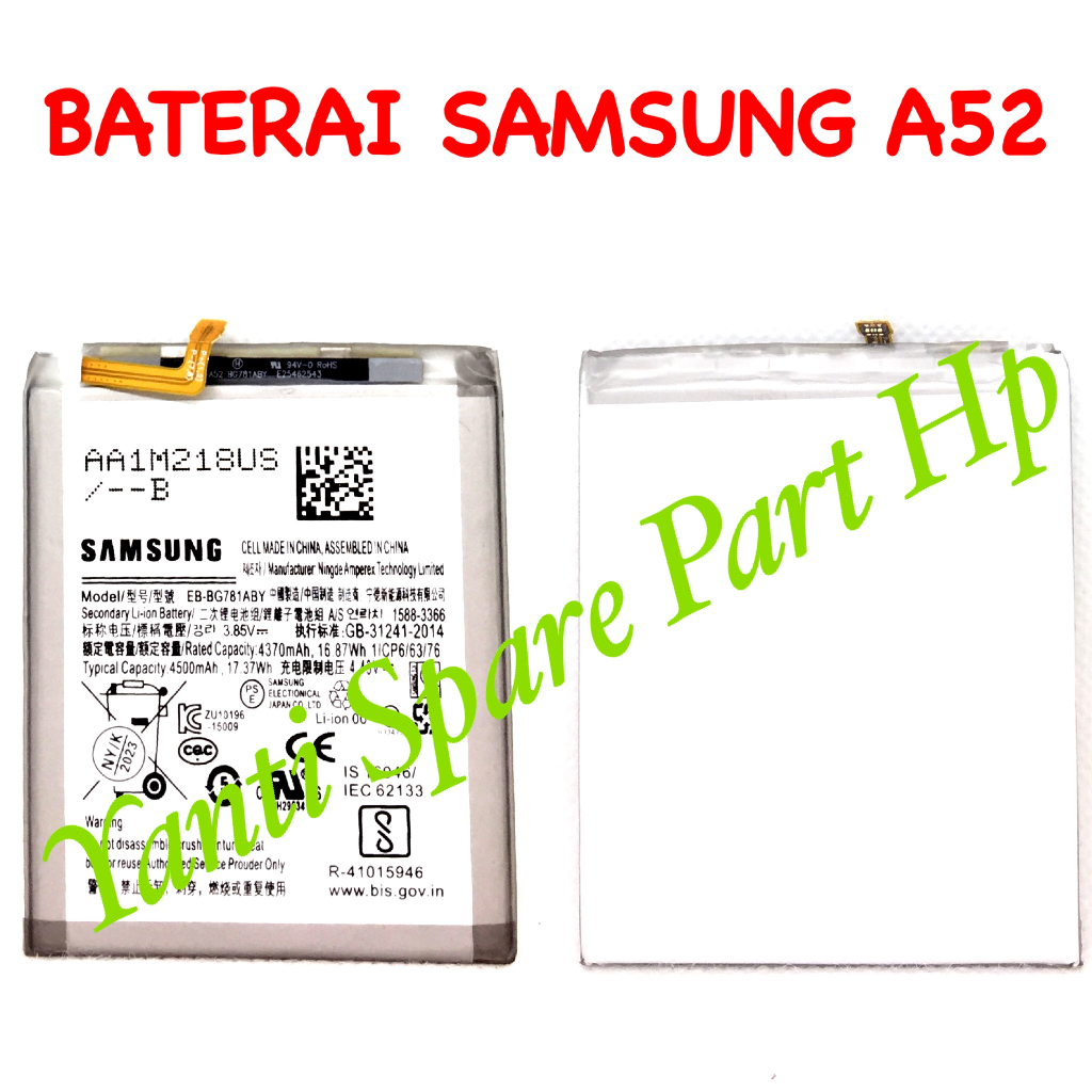 Baterai Samsung A52 EB-BG781ABY Original Terlaris New