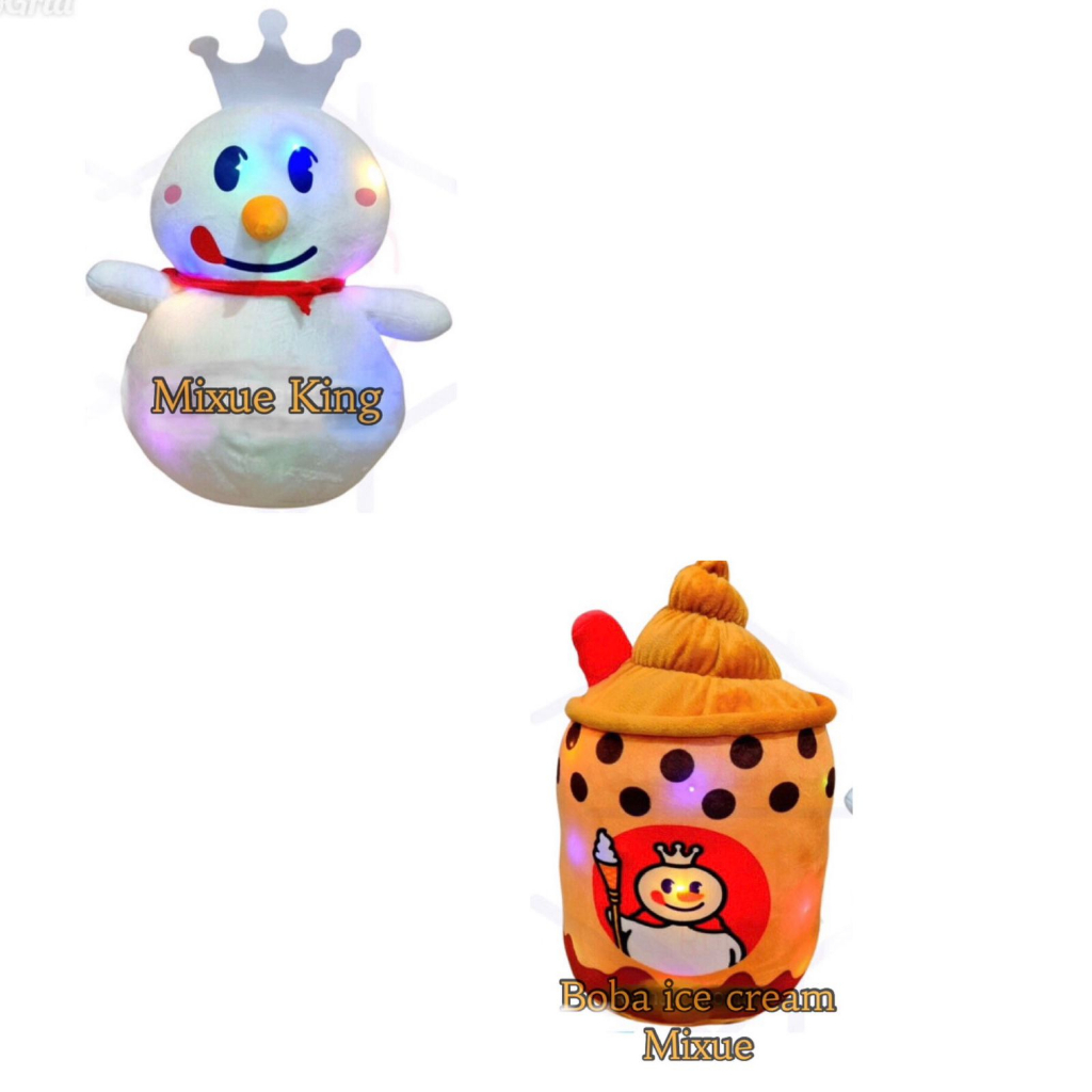 Boneka Mixue Besar Boba Mixue Besar LED