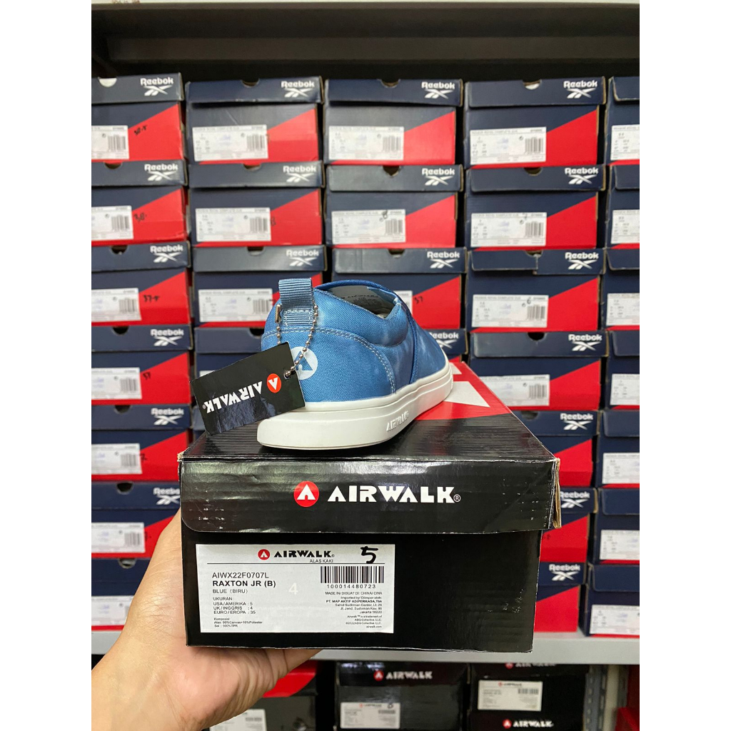 Airwalk Raxton Jr Blue Kids Shoes Original Unisex