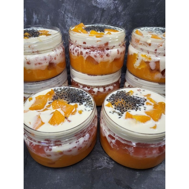 

Mango Sago Yakult Jelly by Hanoona Kitchen