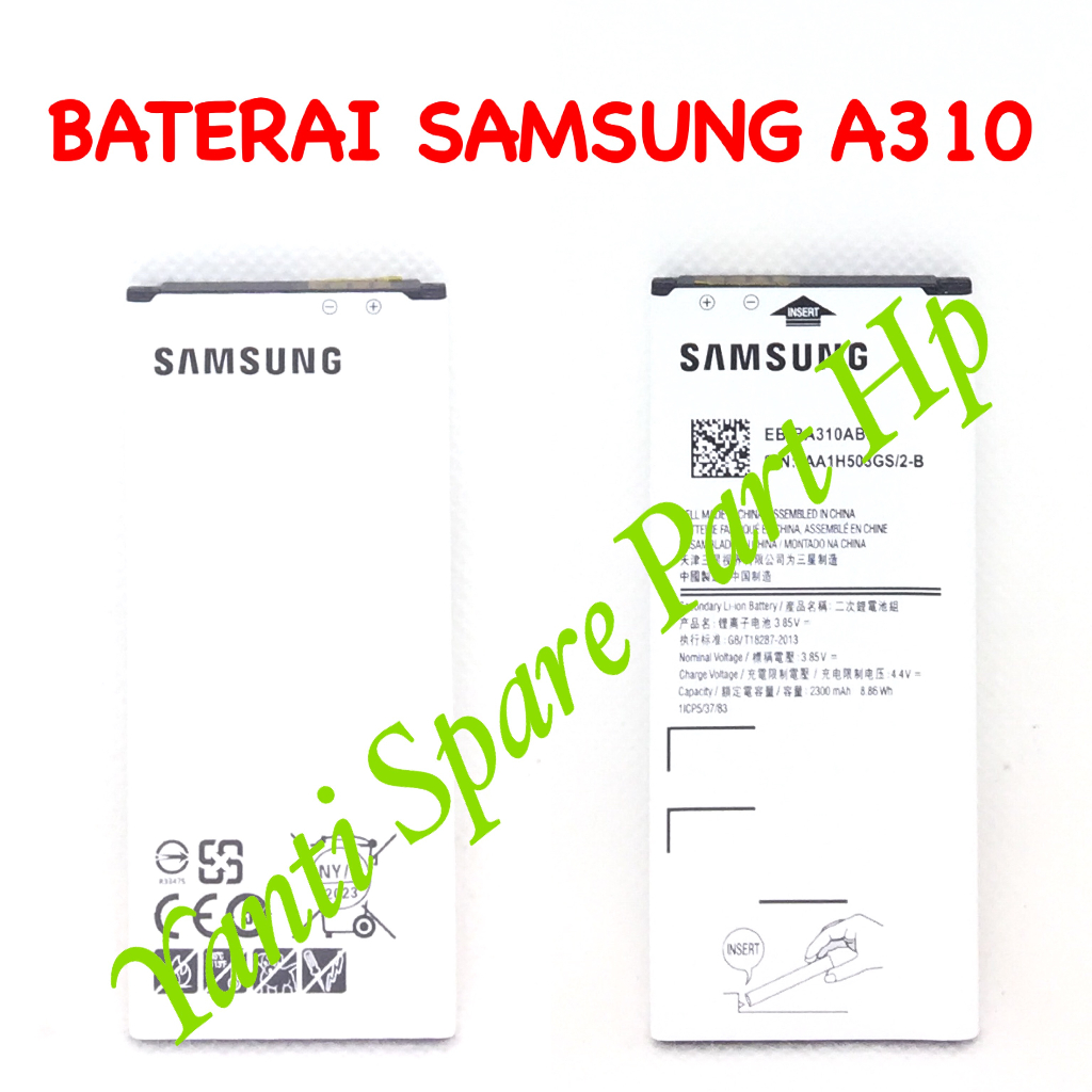 Baterai Samsung A3 2016 A310 Original New