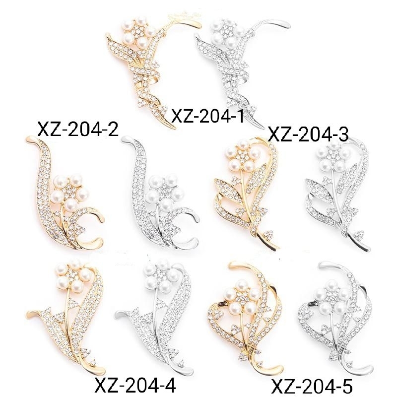 Bross dada model bunga daun panjang/bros kerudung