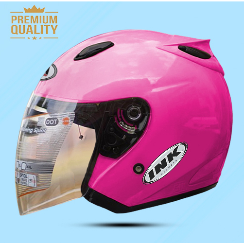 Helm Dewasa Half FAce Centro Polos Untuk Pria Dan Wanita Dewasa Helm SNI Free Stiker