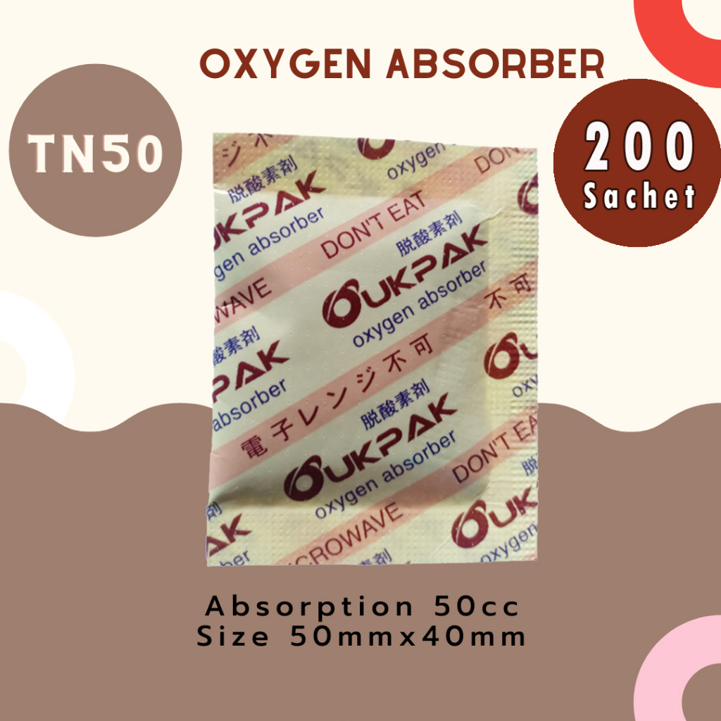 

OUKPAK 50cc - Oxygen Absorber Pengawet Makanan Oksigen