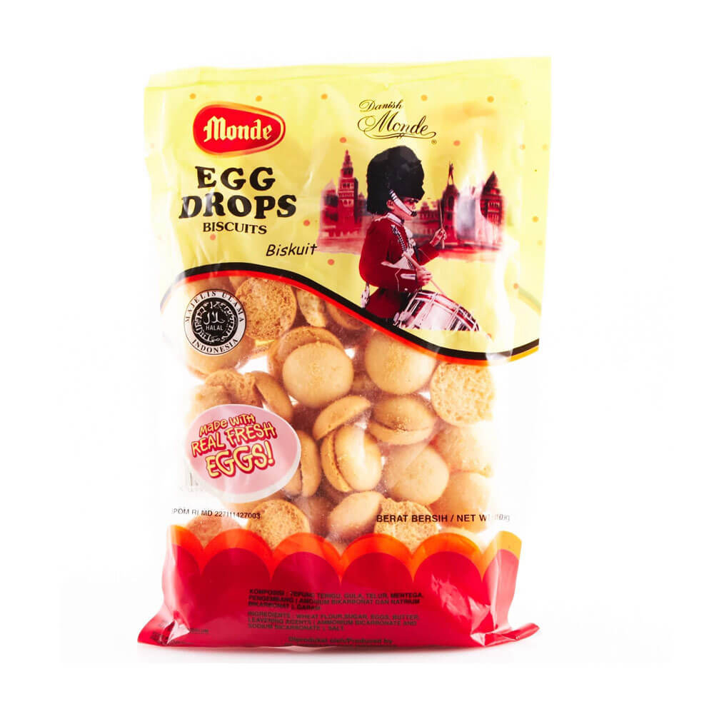 

BISCUITS | MONDE EGG DROPS BISCUIT 110G | BISKUIT MONDE