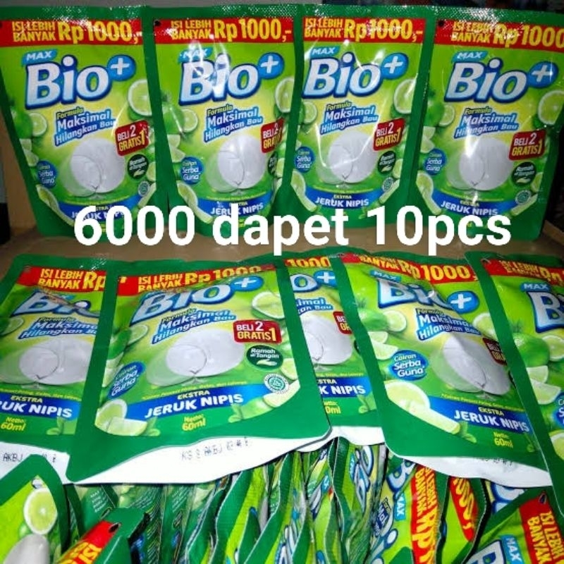 (Murah) Sabun Bio 6000 dapet 10pcs / Sabun cuci piring / Sabun