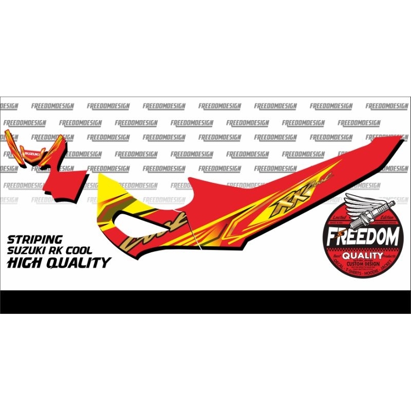 STRIPING SUZUKI RK COOL CUSTOM