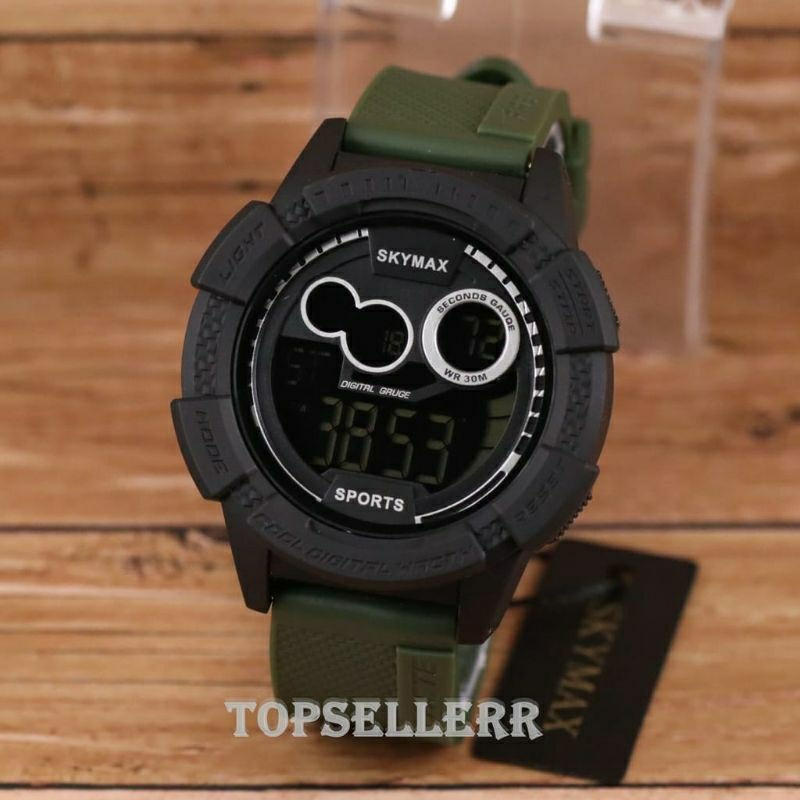 New Sale! Jam Tangan Skymax 1810 Digital Terbaru Bahan Halus Kasual Rubber