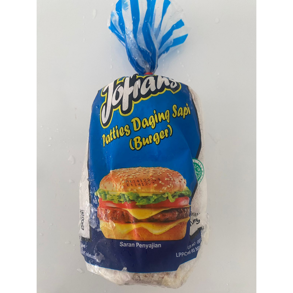 

Jofrans Beef Patties/ Isian Burger Daging Sapi 900 gram