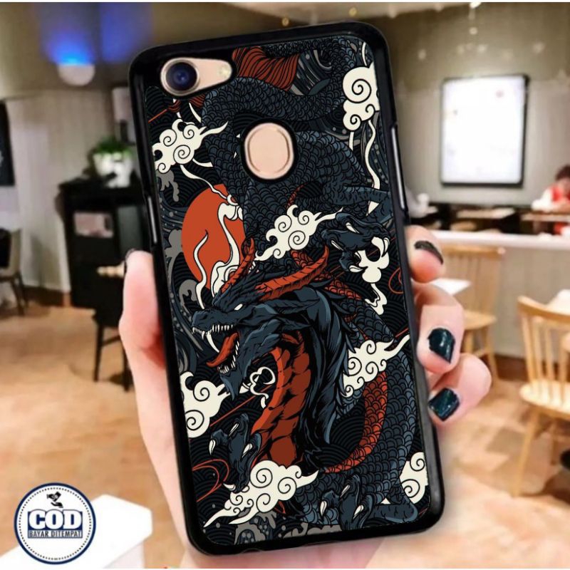 Athan Case Custom [Oppo] F5 / F5 youth / F7 / F7 youth / [realme] 1 Fashion Aesthetic Gravity Dragon