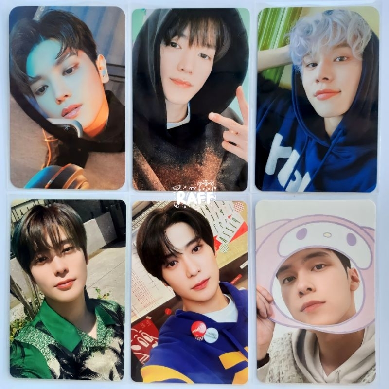[CLEARANCE SALE] PHOTOCARD OFFICIAL NCT 127 WAYV TAEYONG JUNGWOO JAEHYUN HENDERY GITD YZY STICKER SL