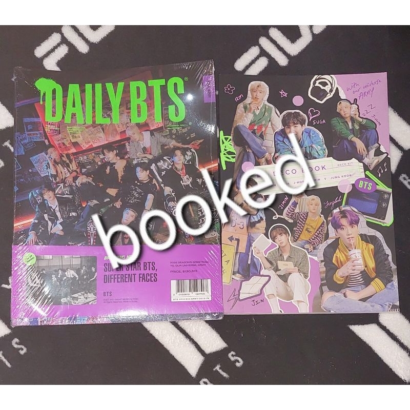 BOOKED - PHOTOBOOK OFFICIAL BTS SG22 DECO KIT