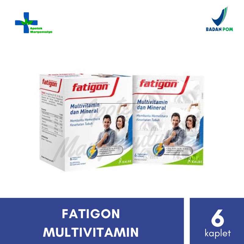 Fatigon | Fatigon Spirit - Multivitamin Dewasa 6 Kaplet