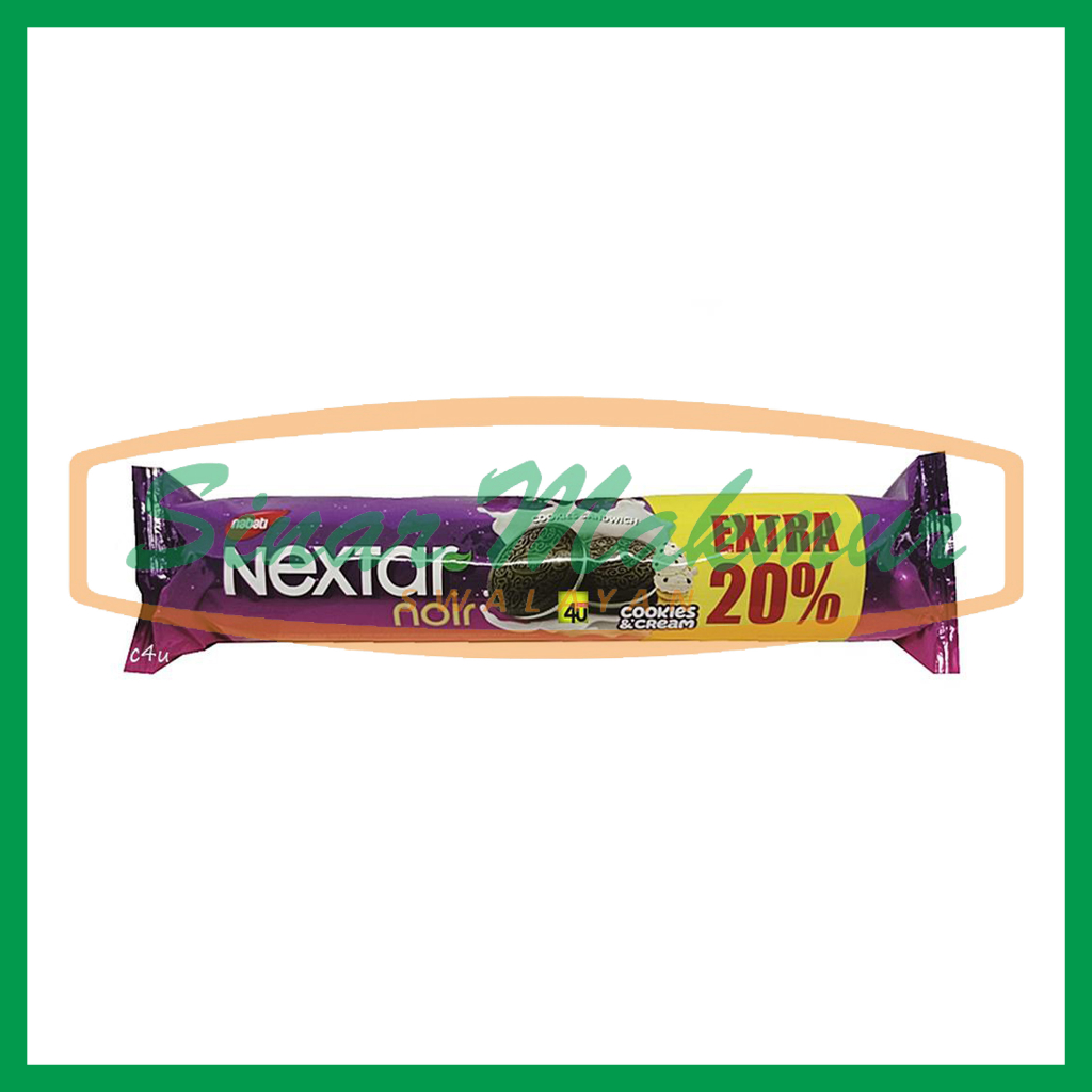 

Nextar Noir Cookies Sandwich 144gr Cookies/Choco