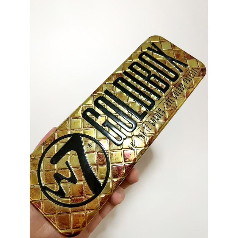 W7 Eyeshadow Palette Goldi Box preloved / goldibox eye shadow palet smokey eyes smoky coklat earth n