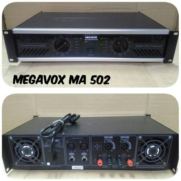 POWER AMPLI MEGAVOX MA502 POWER MEGAVOX MA 502 POWER AMPLI MEGAVOX MA502