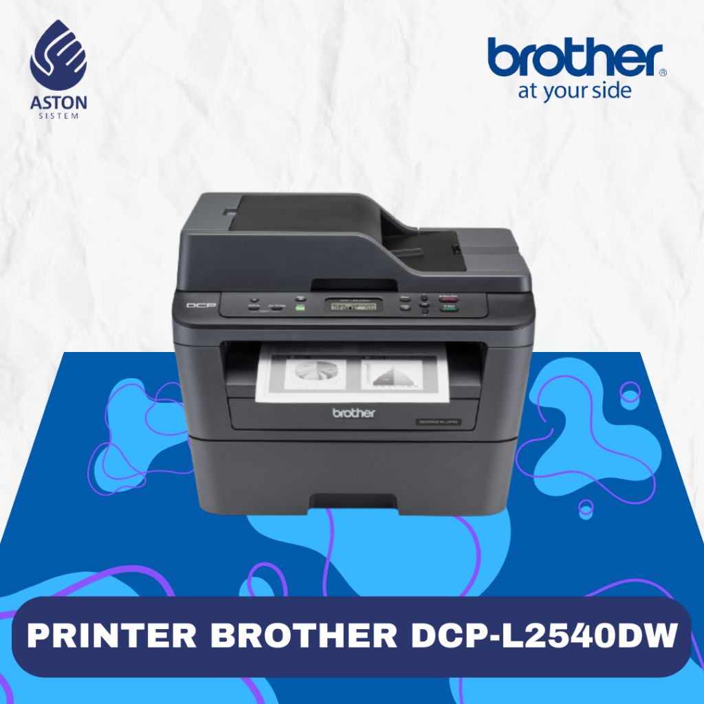 Printer Brother DCP L2540DW Laser Jet Mesin Fotocopy Mini