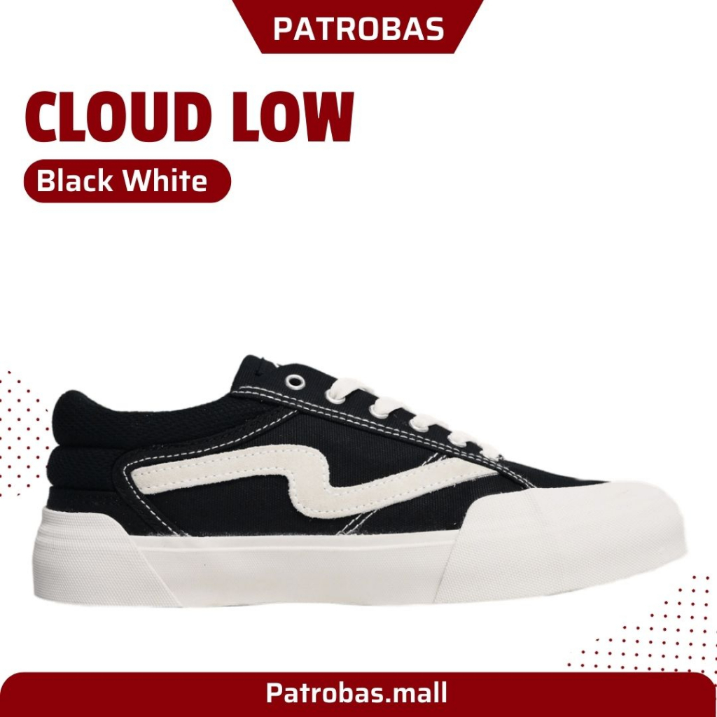 Patrobas Cloud Low Black White Original