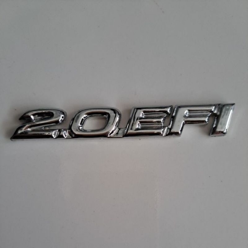 Emblem kijang EFI 2.0 logo stiker mobil efi 2.0