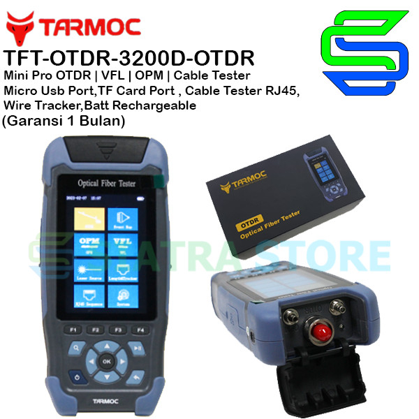 Tarmoc TFT-3200D-OTDR | Fiber Optic mini OTDR 1310/1550nm 60KM