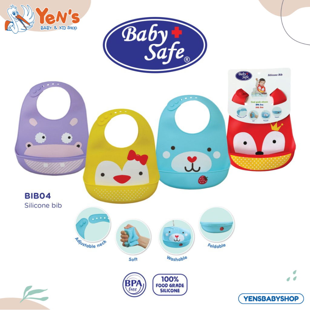 Baby Safe BIB04 Silicone Bib