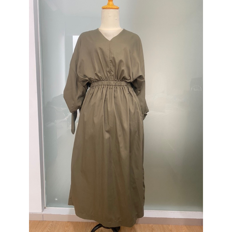 Olive Dress Peggy at Velvet