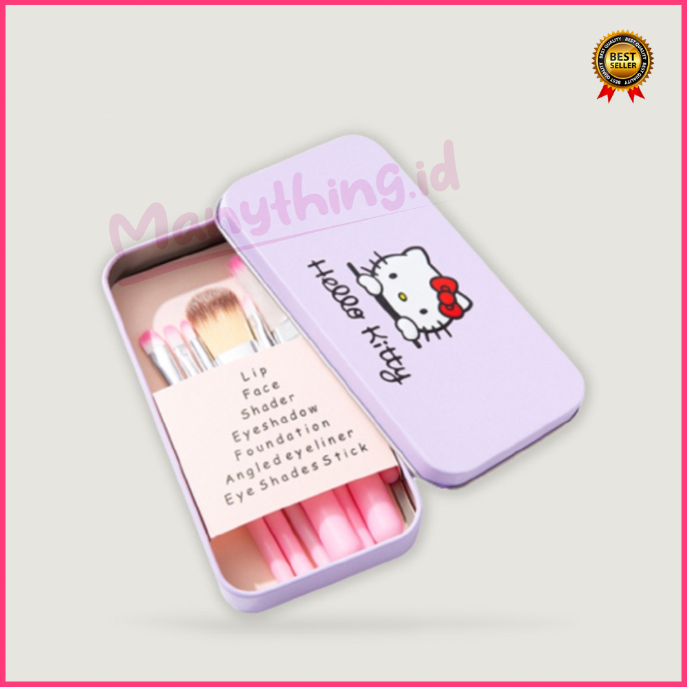 Kuas Make Up 7 in 1 Hello Kitty / Make Up Tools / Make Up Brush Termurah