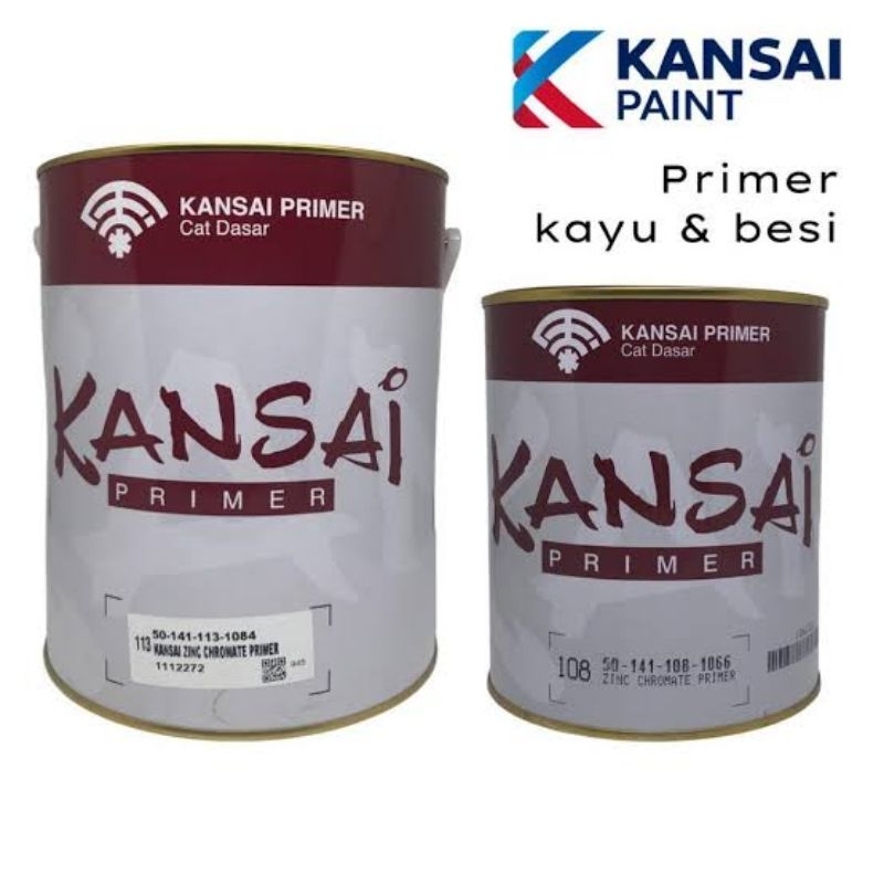 

KANSAI PRIMER UKURAN 1 KG ZINC CHROMATE, ZINC PHOSPHATE DAN ANTIRUST ZINC CHROMATE