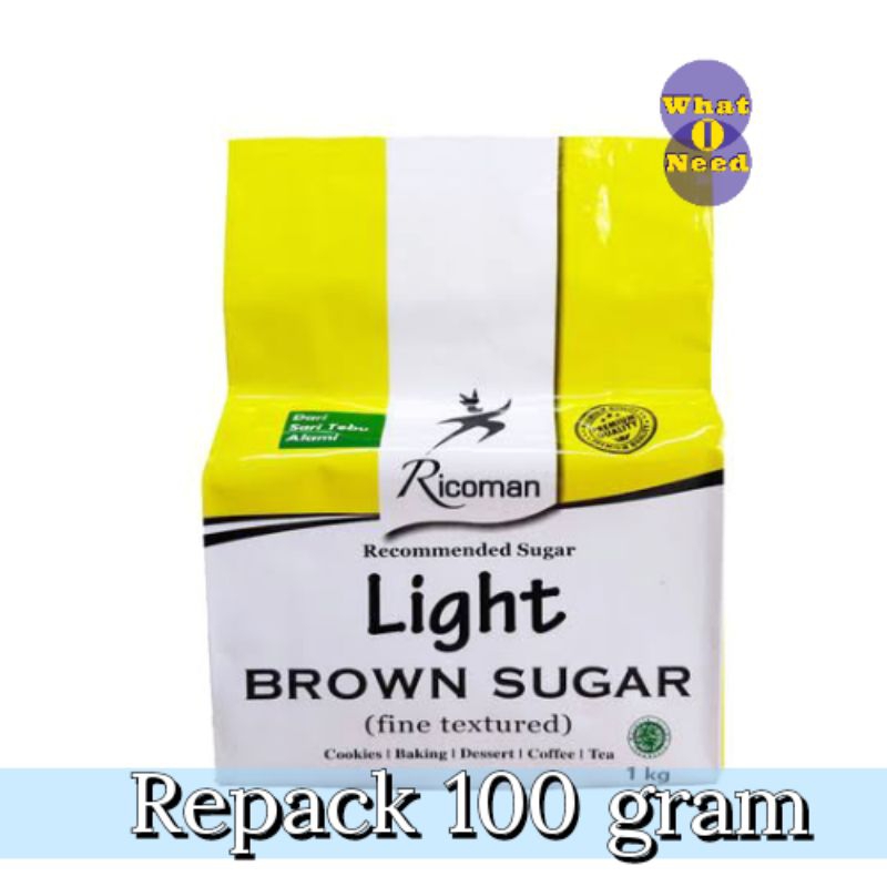 

Ricoman LIGHT Brown Sugar (REPACK) 100 gram