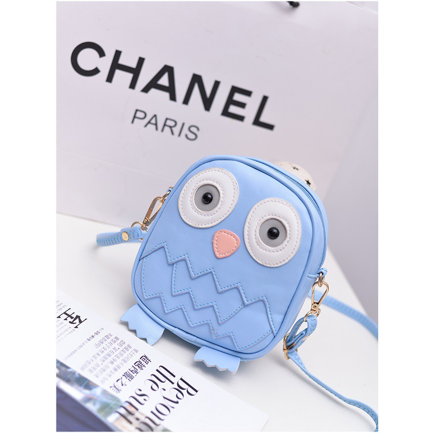 FYGALERY FYG1190 Sling Bag Cartoon Owl Tas Motif Owl