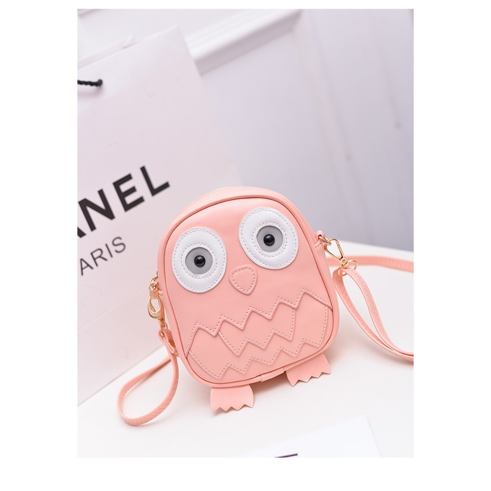 FYGALERY FYG1190 Sling Bag Cartoon Owl Tas Motif Owl