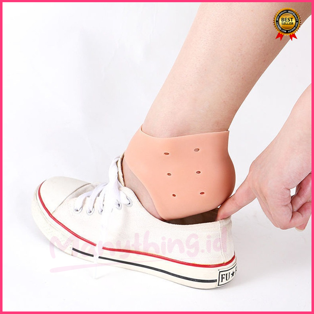 PELINDUNG TUMIT KAKI GEL SILIKON LEMBUT BANTALAN ALAS SEPATU ANTI LECET HEEL PROTECTOR SILICONE SEPASANG 2 PCS